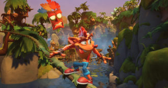 Copertina di Crash Bandicoot 4: It’s about time, in arrivo ad ottobre su Xbox One e PlayStation4 le nuove avventure dell’iconico marsupiale (Trailer)