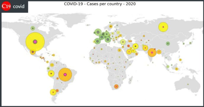 Coronavirus: senza lavoro per il lockdown, ha creato un sito gratuito con dati e grafici sulla pandemia. “Un servizio per tutti i cittadini”
