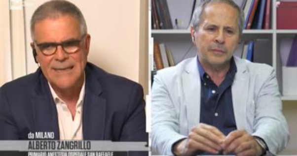 Cartabianca, il virologo Andrea Crisanti rimprovera Alberto Zangrillo: “Troppa euforia, spero non se ne penta tra due mesi”