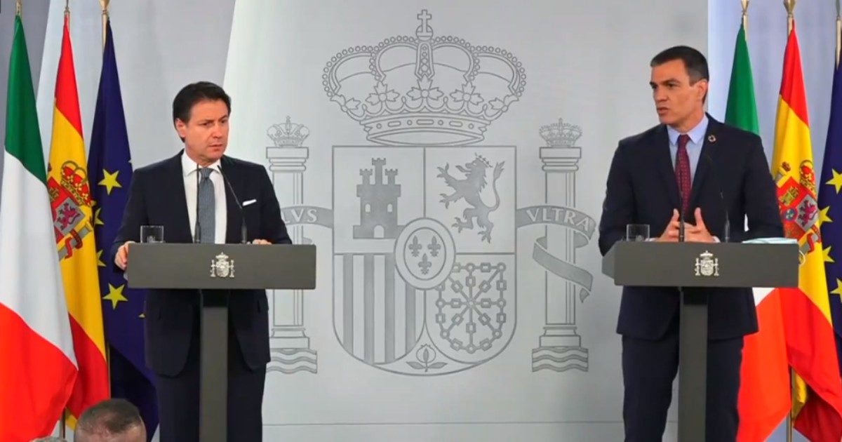 Recovery fund, dopo Lisbona Conte in Spagna con Sanchez: “Accordo prima di fine luglio”. Anche Merkel spinge: “Intesa entro l’estate”