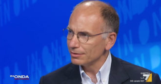 Copertina di Enrico Letta su La7: “Conte? Tutti buoni a criticare ora, ma ha lavorato in una condizione difficilissima e da far tremare i polsi”