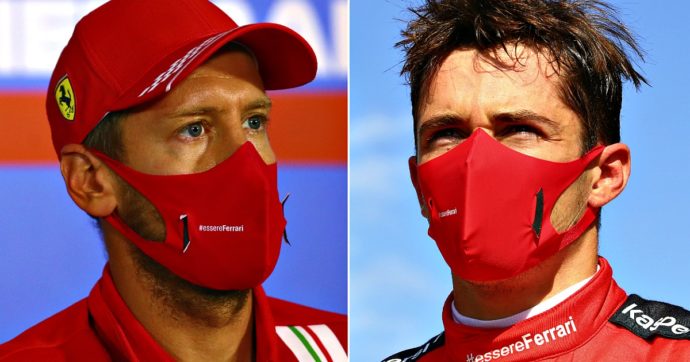 Ferrari, Vettel a Leclerc dopo lo scontro: “Non c’era spazio”. Il monegasco: “Tutta colpa mia”