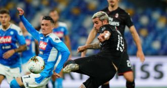 Copertina di Napoli-Milan, la partita al San Paolo è stata una trasferta tutto sommato proficua