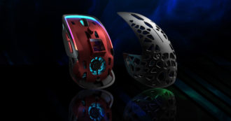 Copertina di Mindshunter Zephyr, gaming mouse con ventola integrata per giocatori bollenti