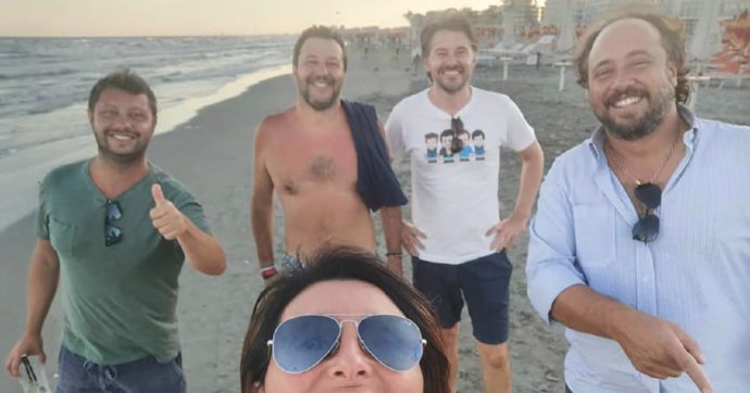 “Spiaggia” elettorale: Salvini s’insedia al Forte