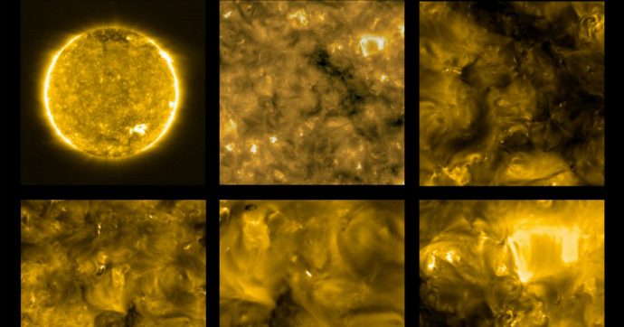 Il Sole e i suoi piccoli falò, fotografati per la prima volta i bagliori di plasma della nostra stella (anche grazie all’Italia)