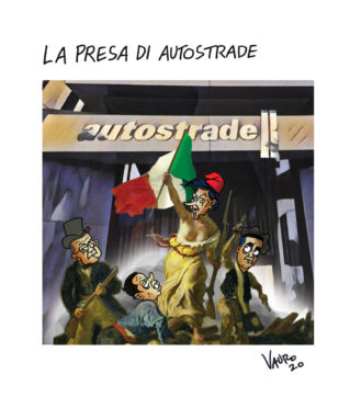 Copertina di La vignetta di Vauro