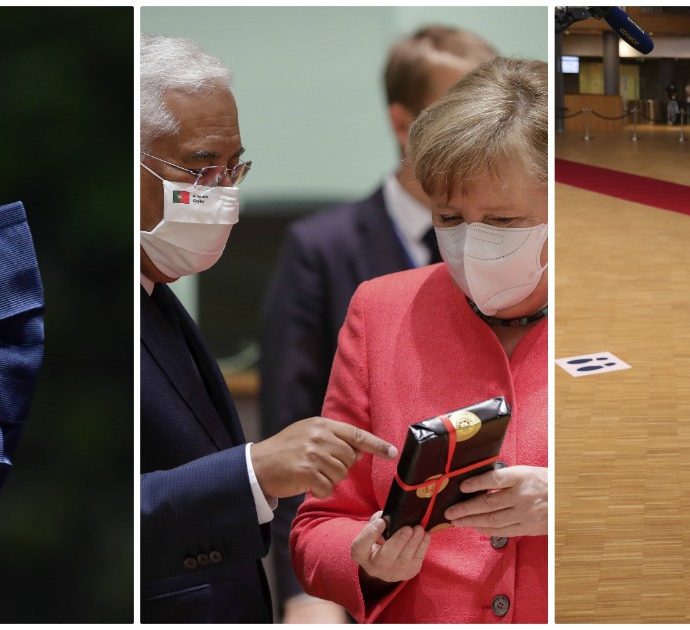 Mascherine personalizzate, regali e bottiglie di vino: Merkel e Costa festeggiano il compleanno durante il Consiglio Europeo