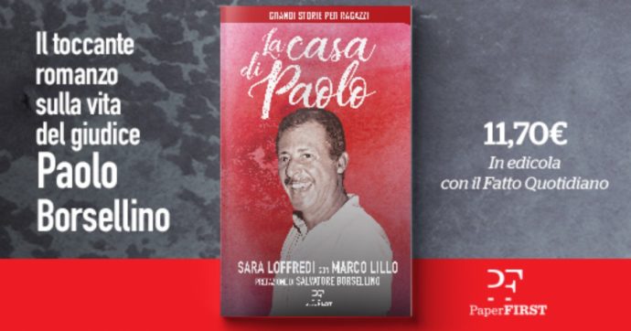 Copertina di La casa di Paolo, il sogno del fratello ora diventa un libro per ragazzi  – Storie e insegnamenti di Borsellino (Paper First)