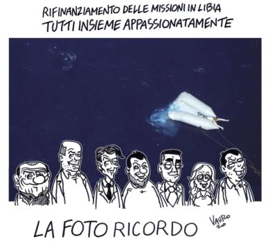 Copertina di La vignetta di Vauro