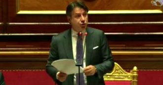 Copertina di Recovery Fund, Conte in Senato: “Risultato positivo non appartiene a me ma all’Italia intera. Rilancio del Paese? Non cediamo a egoismi”