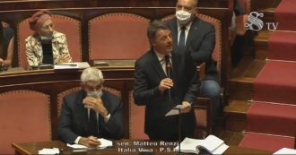 Copertina di Recovery Fund, anche Renzi in Senato elogia Conte: “È stato bravo, se questa è la strada saremo al suo fianco e di chi sceglie l’Europa”