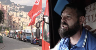 Copertina di Genova, la protesta dei trasportatori: “Più di 4 ore per percorrere 50 chilometri. Regione bloccata dai cantieri”