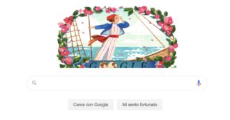 Copertina di Doodle di Google dedicato a Jeanne Baret: ecco chi è