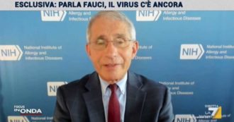 Copertina di Coronavirus, Fauci su La7: “Con l’inverno in Italia seconda ondata possibile ma non inevitabile. Vaccino? Forse pronto agli inizi del 2021”