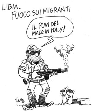 Copertina di La vignetta di Vauro