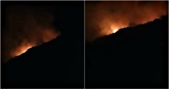 Copertina di Incendio sul Monte Cofano, nella notte in fiamme la Riserva sul versante di San Vito Lo Capo. Sindaco: “Azione criminale”