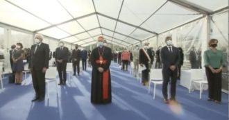 Copertina di Nuovo Ponte Genova: la cerimonia inizia nel silenzio con la lettura dei nomi delle 43 vittime