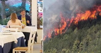 Copertina di L’Abruzzo brucia e Marsilio è al ristorante