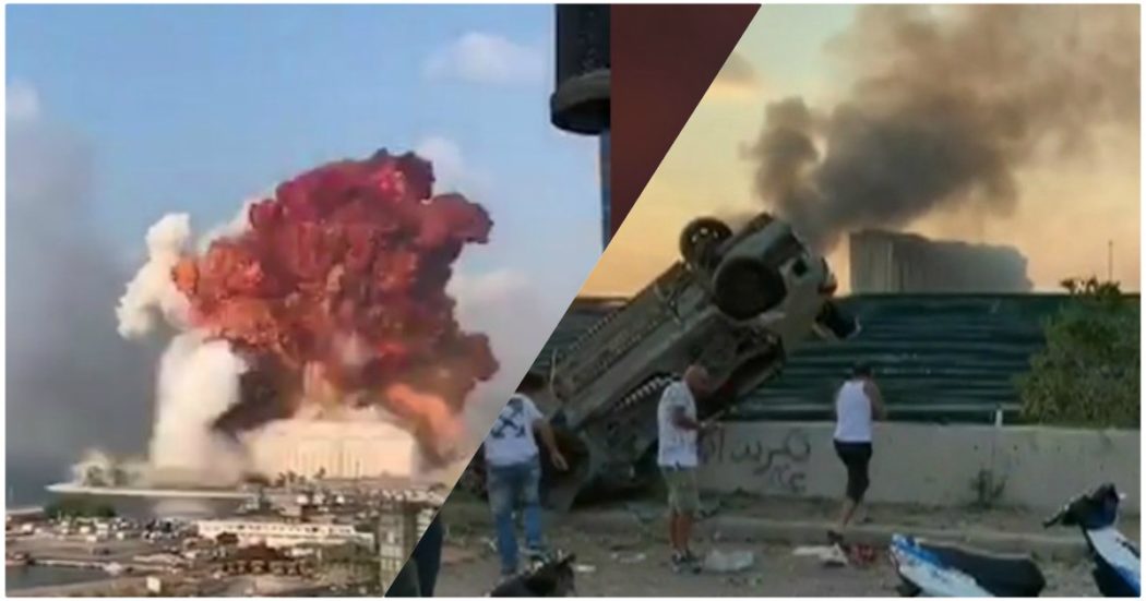 Esplosione a Beirut, 50 morti e devastazioni per chilometri. Il governatore: “Città distrutta”. Il ministro dell’Interno: “Possibile causa il nitrato di ammonio immagazzinato nel porto” – Video