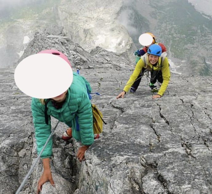 Bambina di 7 anni scala senza aiuto fino a 3300 metri con il fratellino di 3 anni, mamma e papà