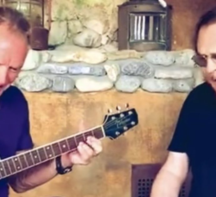 Il duetto tra Zucchero e Sting, all’improvviso “Fields of gold” in italiano