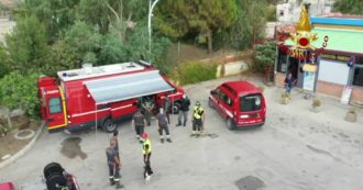 Copertina di Mamma e figlio scomparsi sulla Messina-Palermo, le ricerche dei vigili del fuoco e dei volontari nella zona di Caronia