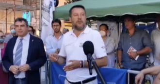Copertina di Salvini attacca Conte: “Metteranno la sua statua al posto del Cristo degli abissi”. Poi: “Ora visito il carcere, per i poliziotti non per i detenuti”