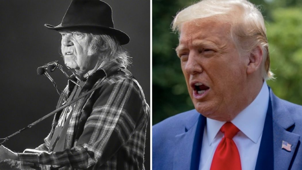 Neil Young fa causa a Donald Trump