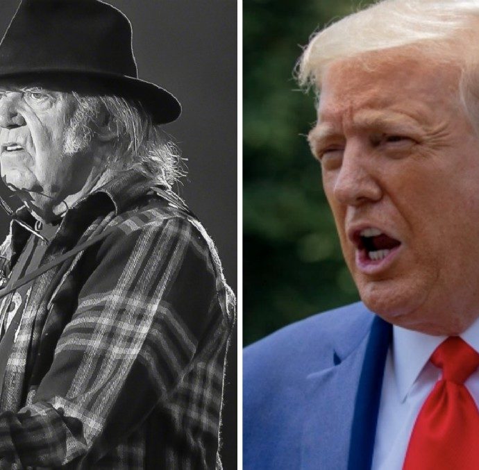 Neil Young fa causa a Donald Trump