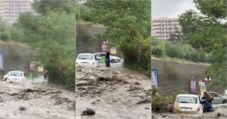 Copertina di Maltempo a Messina, frana sulla Panoramica dello Stretto: una donna salva il padre disabile facendolo uscire dal finestrino