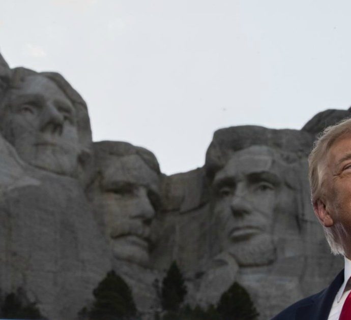 Usa, “la Casa Bianca ha chiesto come fare per aggiungere la faccia di Trump tra i presidenti nel monte Rushmore”