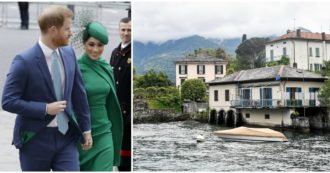 Copertina di “Harry e Meghan in vacanza nella villa di George Clooney sul lago di Como, tra bagni in piscina e corse in moto”