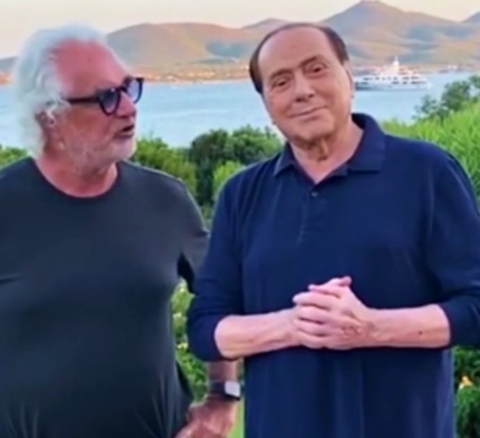 Briatore e Berlusconi insieme in Costa Smeralda: “Il mio presidente è in gran forma”