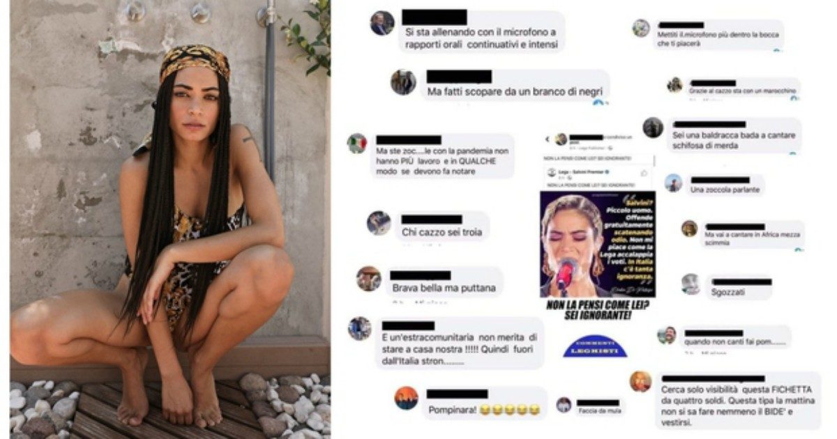 L’Anpi si schiera con Elodie: “Vittima di orrendi insulti sessisti dai fan di Salvini. L’odio è l’arma dei miseri”