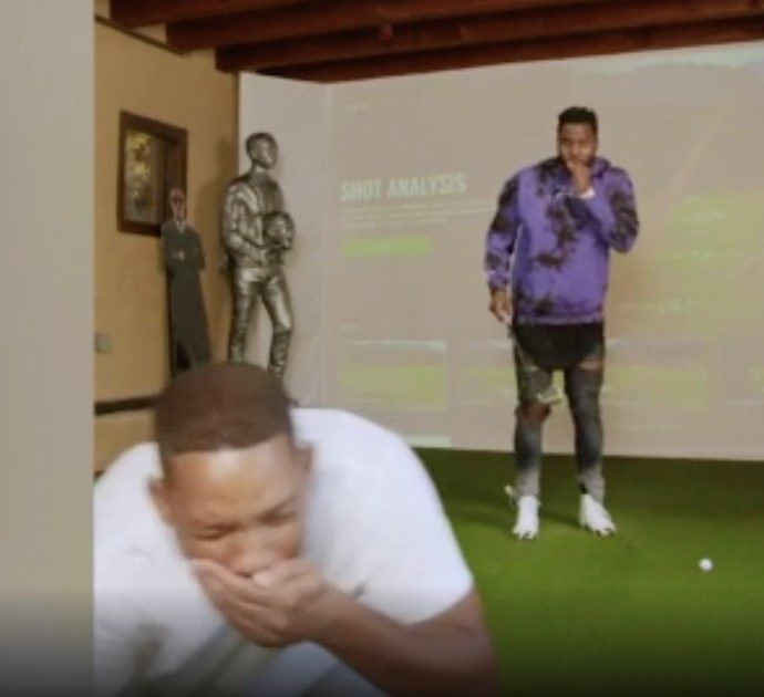 Jason Derulo “rompe” i denti a Will Smith durante una partita a golf: il video virale