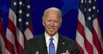 Copertina di L’annuncio di Joe Biden alla convention dem: “Accetto la candidatura per superare questo momento di buio”