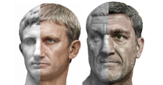 Copertina di L’Intelligenza Artificiale ha ricostruito i volti degli imperatori romani: c’è un po’ di Daniel Craig in Augusto