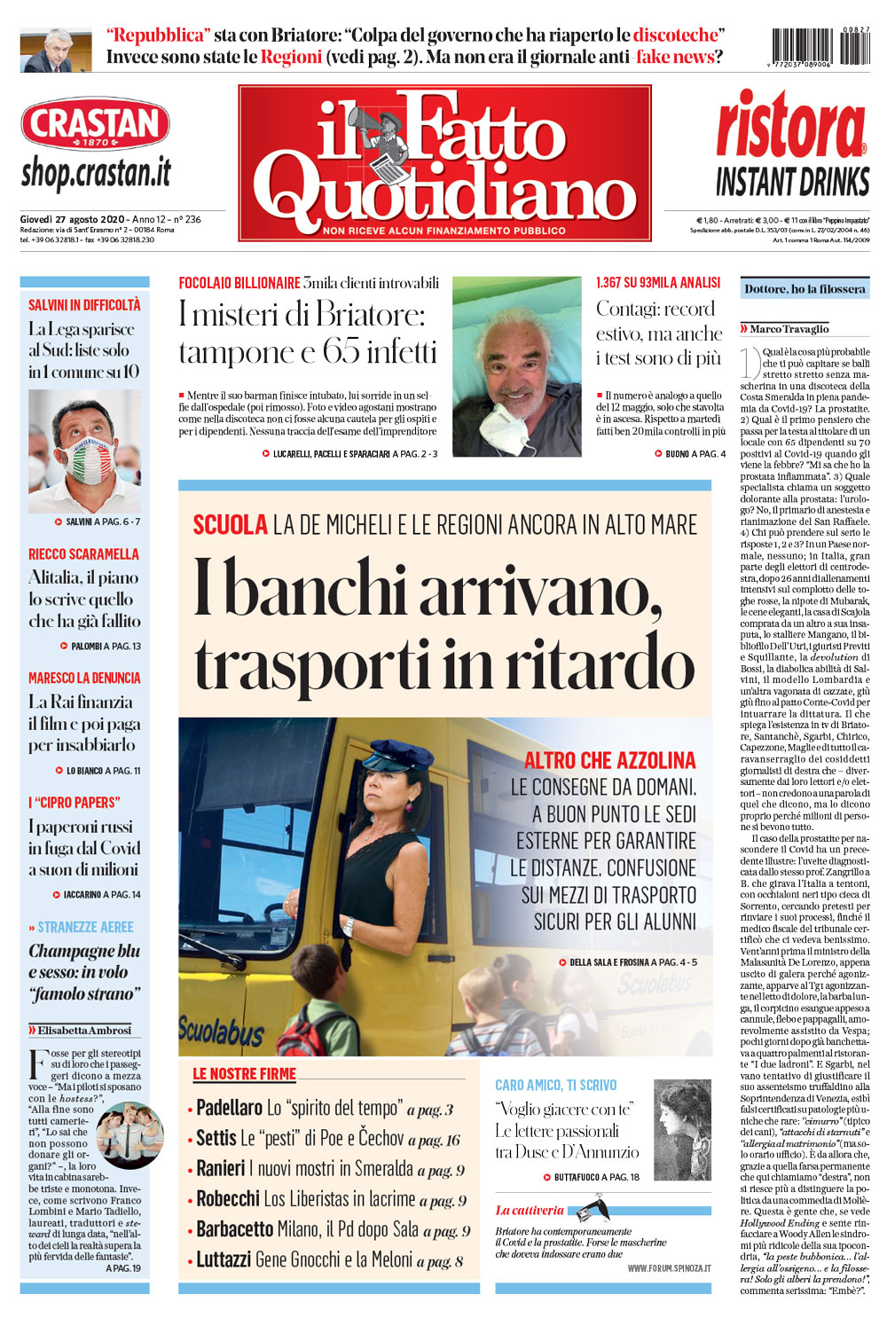 I Banchi Arrivano Trasporti In Ritardo Il Fatto Quotidiano