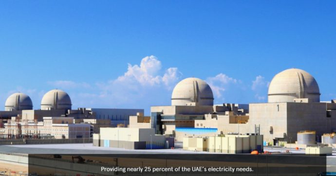 Gli Emirati Arabi avviano la prima centrale nucleare. L’esperto: “Molti rischi per la sicurezza, il Medio Oriente è zona di conflitti”