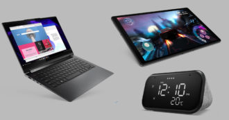 Copertina di Lenovo annuncia i nuovi prodotti per l’autunno 2020: dal notebook con cover in pelle alla sveglia smart