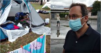 Tree in tent in Marina di Massa, images of the campsite where the girls died.  Mayor: 'Area subject to tornadoes'