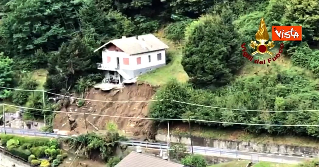 Maltempo, proseguono le ricerche del 38enne travolto da un torrente nel Varesotto. Sul posto vigili del fuoco e soccorso alpino