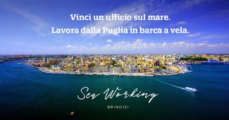 Copertina di Smart working vista mare: a Brindisi ecco il contest per lavorare in barca a vela. “Vogliamo dimostrare che ripartire dal Sud è possibile”