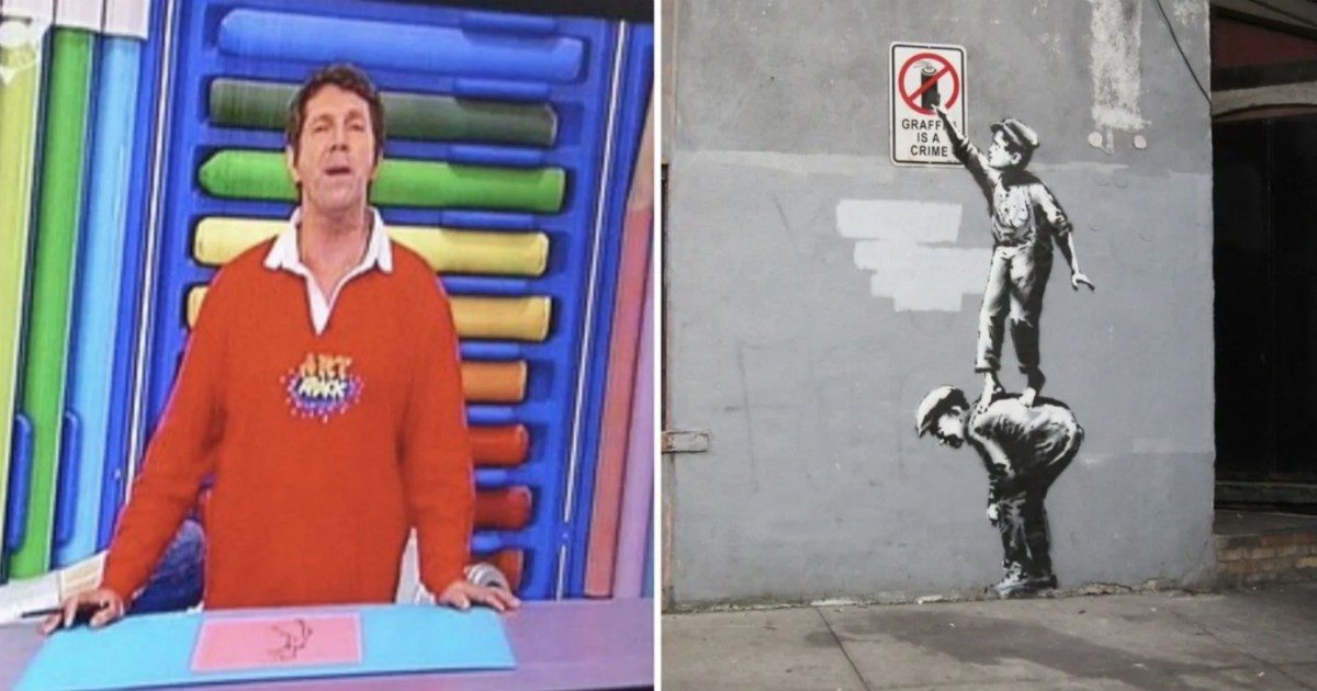 Banksy è in realtà Neil di Art Attack?