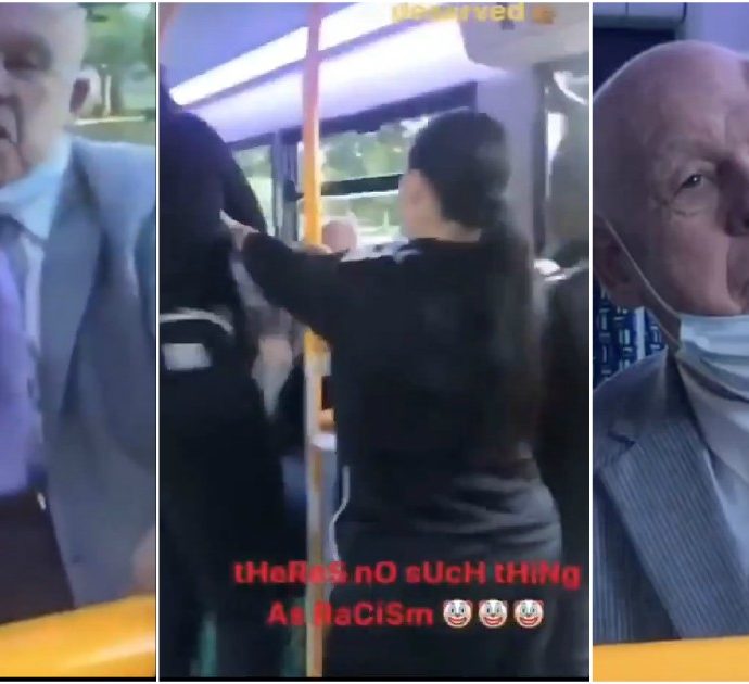 “Siete delle scimmie, scendete dal bus”, così il l’anziano razzista provoca due passeggeri di colore. Ecco come finisce