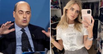 Copertina di Nicola Zingaretti: “Sto con Chiara Ferragni. Dure ma corrette le sue parole su fascismo e violenza”