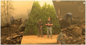 American fires, dense red smoke and unbreathable air - the Oregon landscape is eerie.  Armed residents defend homes from looting