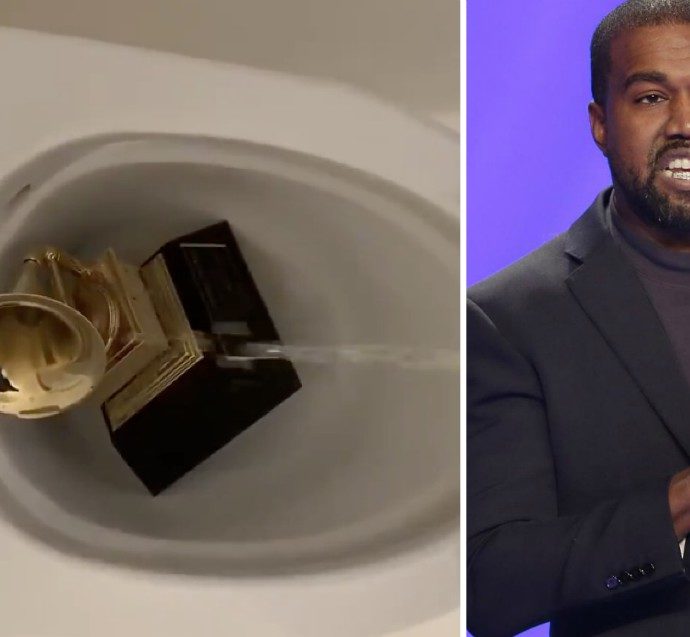 Kanye West urina sul Grammy: “Credetemi, non mi fermerò” – ATTENZIONE immagini forti
