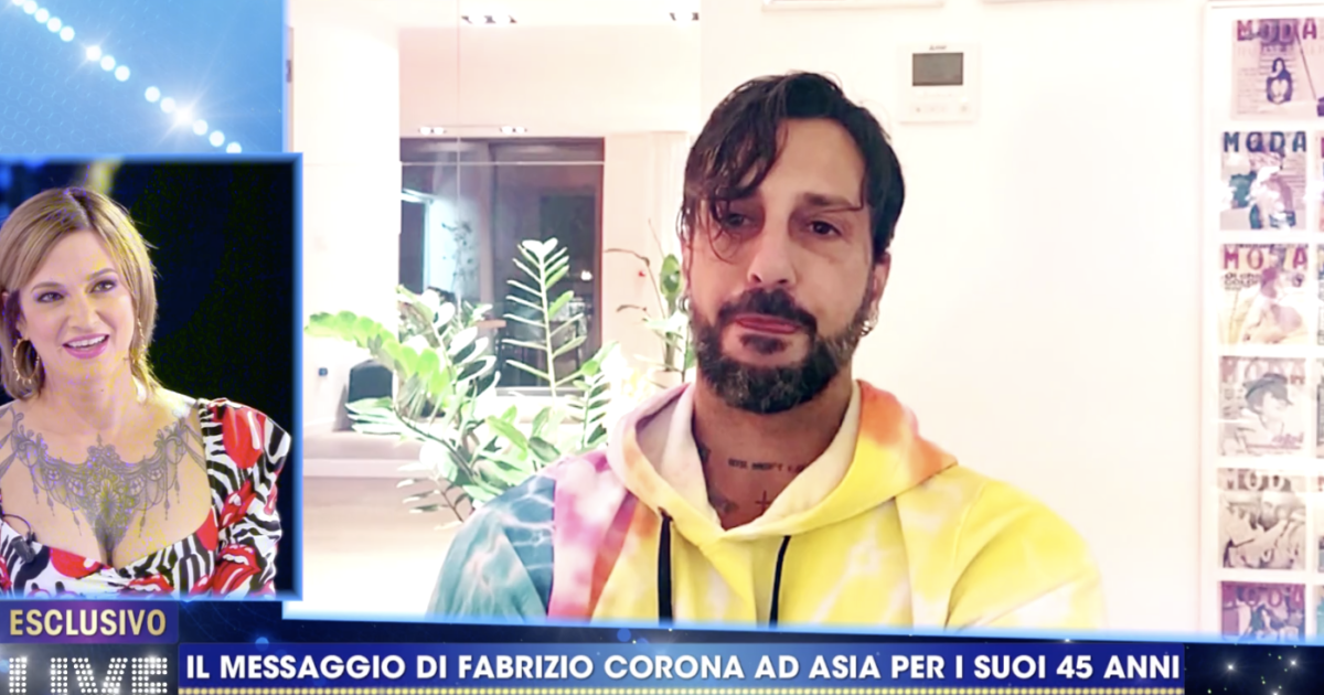 Live non è la D’Urso, Asia Argento su Fabrizio Corona: “Non copulavo da tanto”. Lui risponde con un video